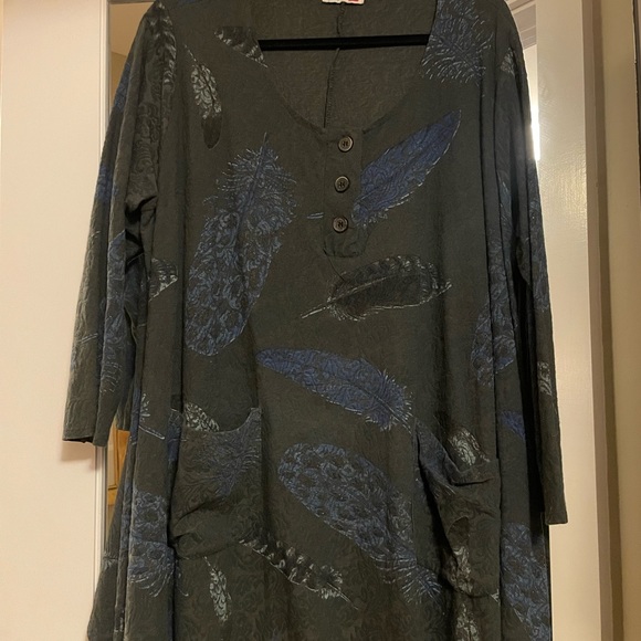 MADE IN ITALY Tunic with pockets - Picture 5 of 8